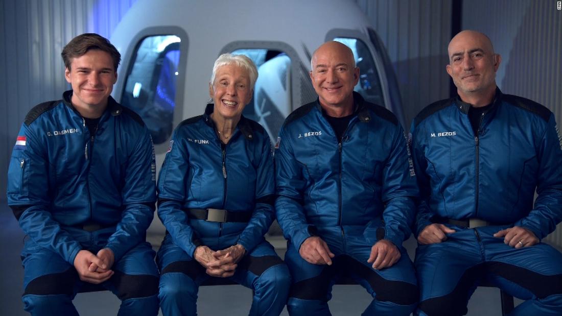 July 20, 2021: Jeff Bezos space flight news