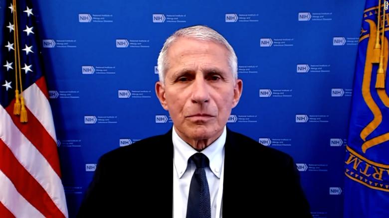 Dr. Fauci reacts to new student mask guidance