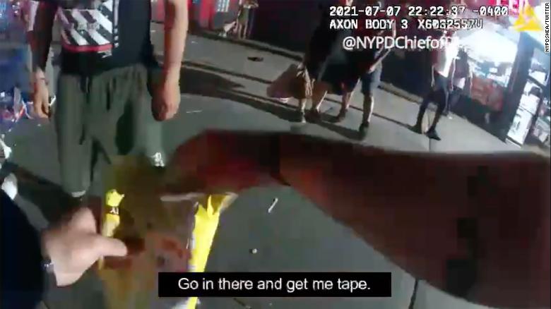 This NYPD officer used an empty potato chip bag and tape to save a stabbing victim’s life