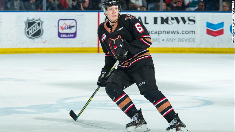 NHL prospect Luke Prokop comes out as gay, in a first for the league
