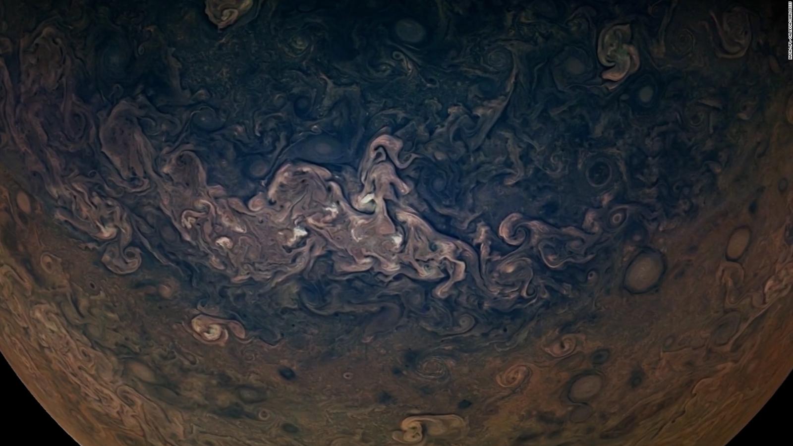 Juno flyby reveals stunning new images of Jupiter, sounds of its moon ...