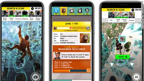 Dubbed the &quot;Pokémon Go of wildlife,&quot; another Internet of Elephants game, &quot;Wildeverse,&quot; uses augmented reality to tell a story about safeguarding apes in Borneo and the Congo.