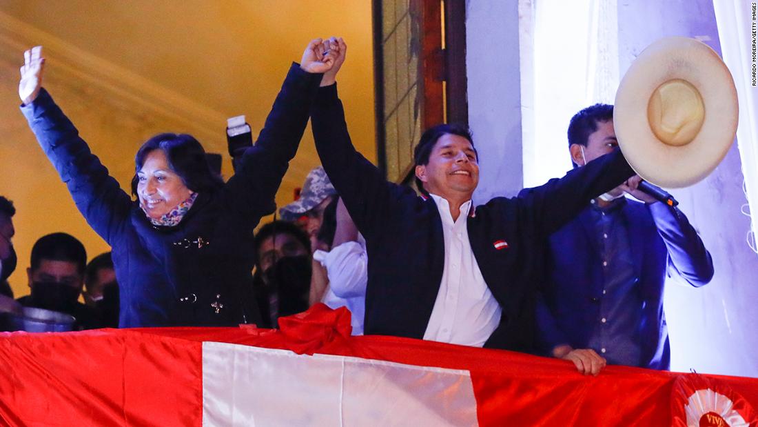 Peru's electoral authority declares Pedro Castillo President-elect, 6 weeks after runoff