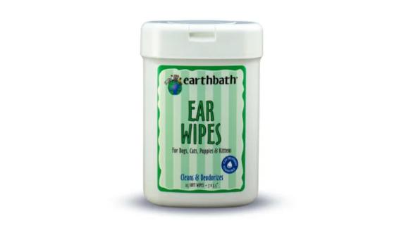 Earthbath Ear Wipes for Pets, Pack of 25