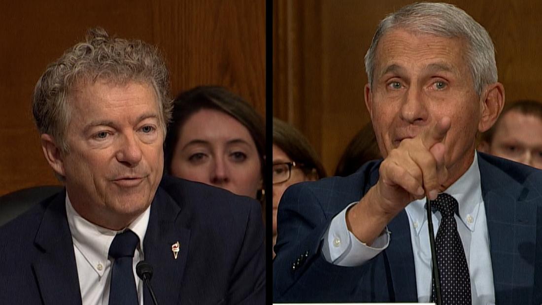 Fauci and Rand Paul have terse exchange: 'You do not know what you are talking about'