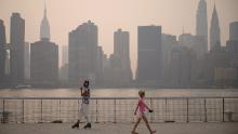 Smoke from Western wildfires stretched all the way to New York City this summer.