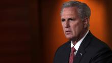 U.S. House Minority Leader Rep. Kevin McCarthy (R-CA) speaks during a weekly news conference at the U.S. Capitol July 01, 2021 in Washington, DC. McCarthy held a weekly news conference to answer questions from members of the press. 