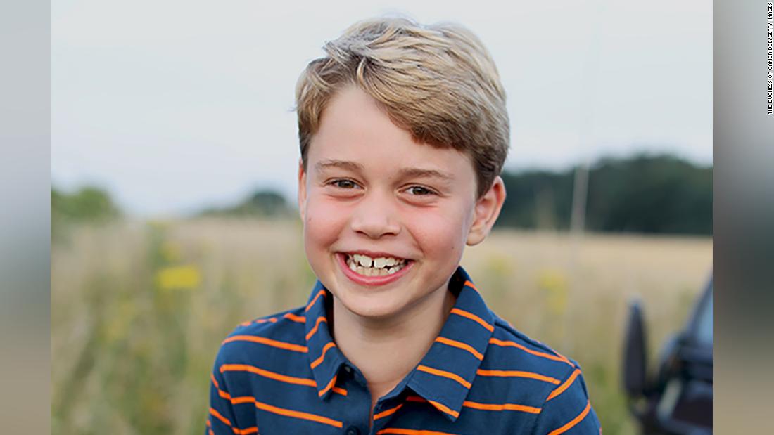 New photograph of Prince George released ahead of his 8th birthday