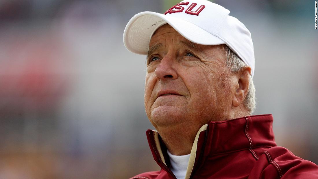 Bobby Bowden, legendary Florida State University football ...