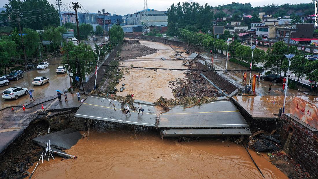 tesla china flood