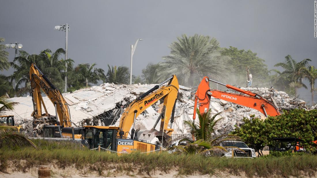 What will happen to the Surfside building collapse site?