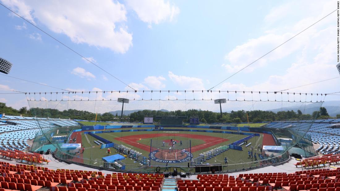 Fukushima, intended to celebrate recovery from nuclear disaster, will have an 'unfortunate' lack of fans for Japan's Olympic baseball game