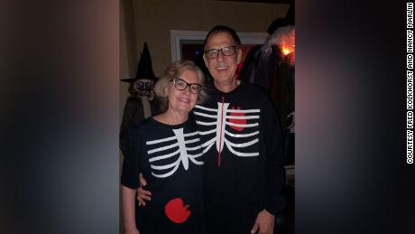 Nancy Marlin, who had a kidney transplant, and Fred Kolkhorst, who had a heart transplant, are &quot;still living a quarantined life.&quot; 