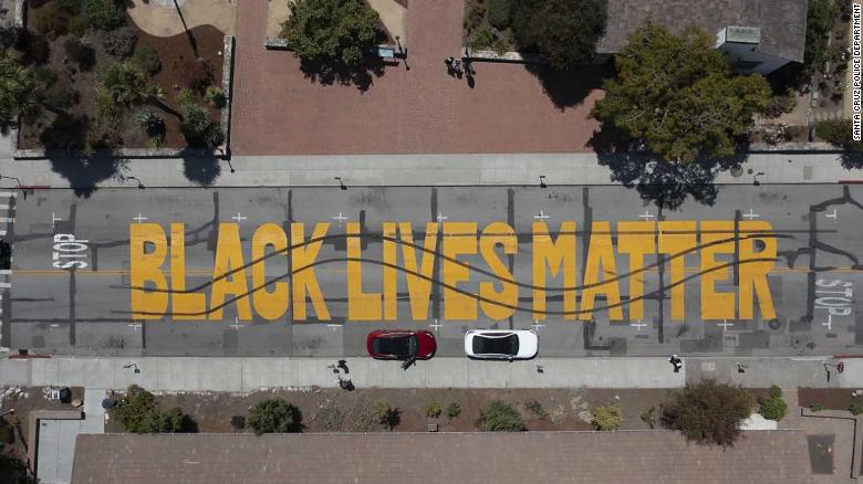 Two men charged for allegedly vandalizing a Black Lives Matter mural in California