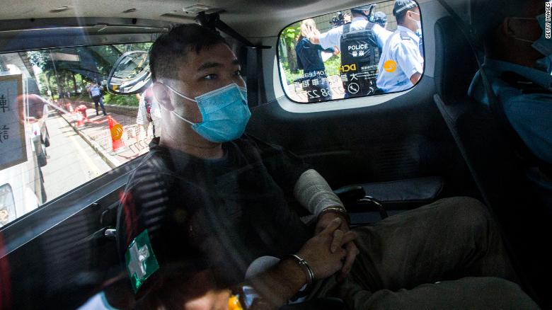 First person charged under Hong Kong’s national security law sentenced to 9 years in prison