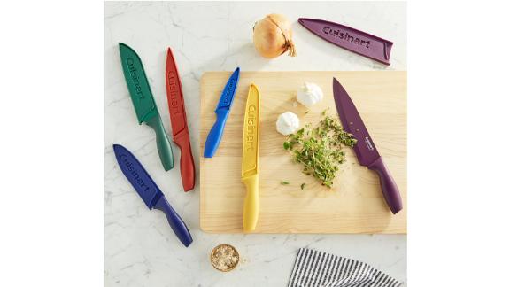 Um conjunto de facas de cozinha
