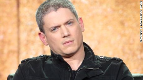 &quot;Prison Break&quot; star Wentworth Miller speaks during the 2017 Winter Television Critics Association Press Tour in Pasadena, California.