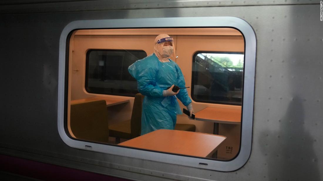 Thailand sends Covid patients home on trains as virus cases and deaths mount in the capital