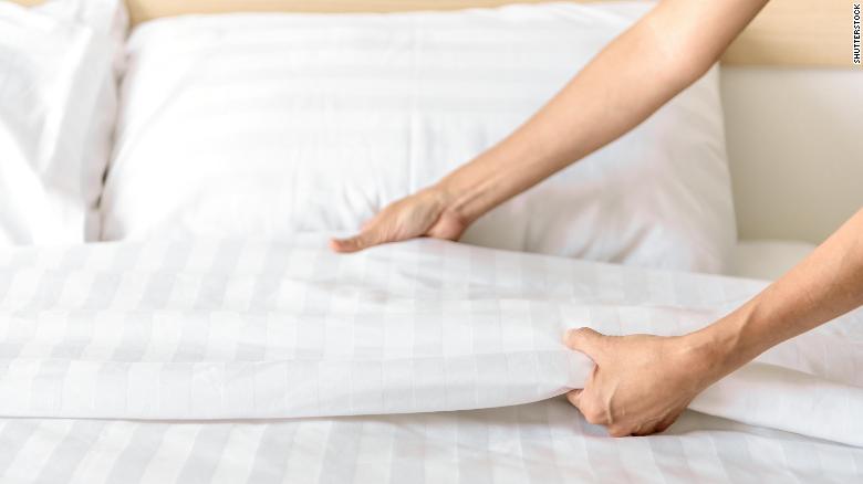 Bed sheets can be filled with bacteria and other germs.