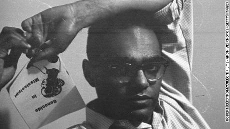 Moses, seen here in New York in 1964, was the recipient of a MacArthur &quot;Genius grant.&quot; 