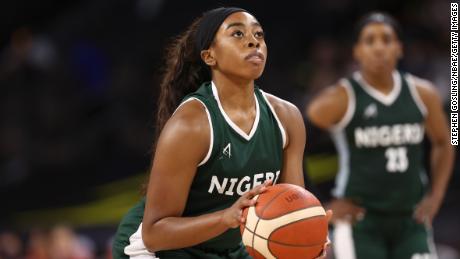 Erica Ogwumike of the Nigeria Womens National Team is one of the many athletes sharing their daily lives and fascinating personal stories during the Olympics. 