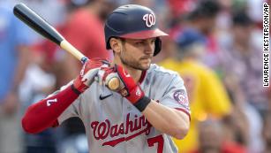 Nationals' Trea Turner tests positive for COVID-19 - Washington Times