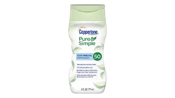 Coppertone Pure & Simple Sunscreen 