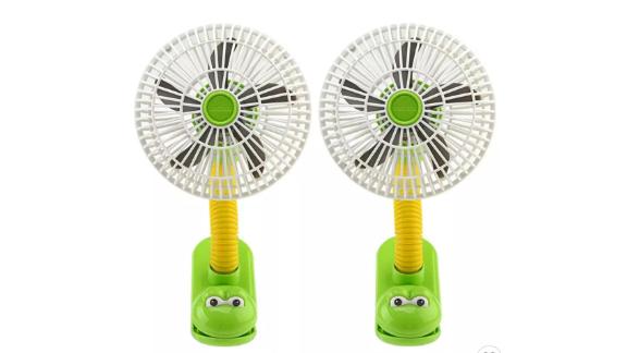 O2Cool Battery-Powered Portable Clip Fan, 2-Pack