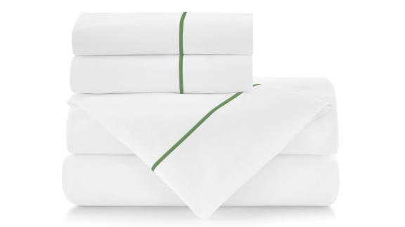 Boutique Embroidered Percale Sheet Set