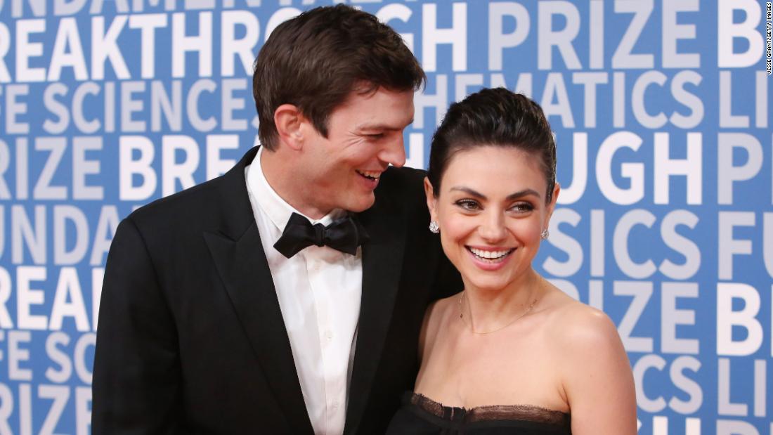 Ashton Kutcher and Mila Kunis prove their family is actually in favor of showering