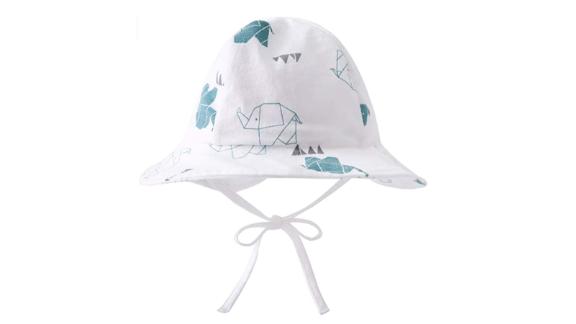 Chapéu de balde de bebê puro-nascido infantil meninos meninas de algodão respirável chapéu de sol 