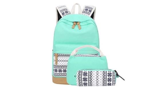 School Backpacks for Teen Girls Lightweight Canvas Backpack