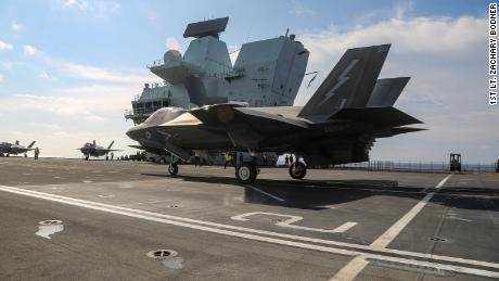 UK's HMS Queen Elizabeth aircraft carrier pictured in South China Sea