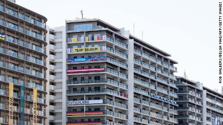 A view on the floor of Team Belgium delegation, inside the Olympic Village, ahead of the&#39;Tokyo 2020 Olympic Games.