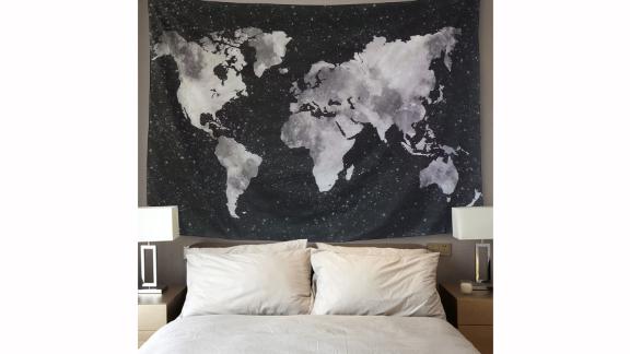 Sunm Boutique World Map Tapestry