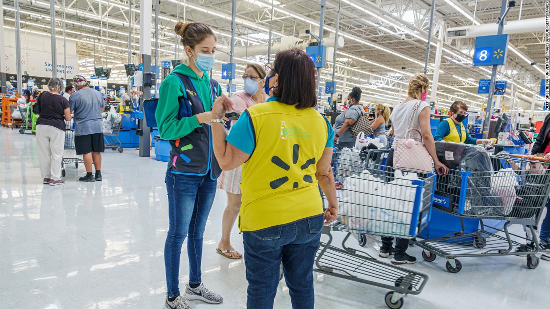 Walmart ripristina la politica della maschera con istanze di variabili delta più elevate