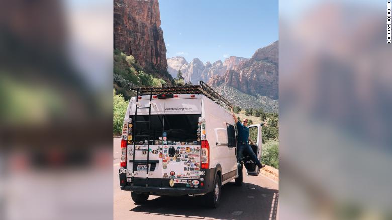 Kim and Jesse Butler moved into their van, &quot;The Walter Mitty,&quot; right before the pandemic started.