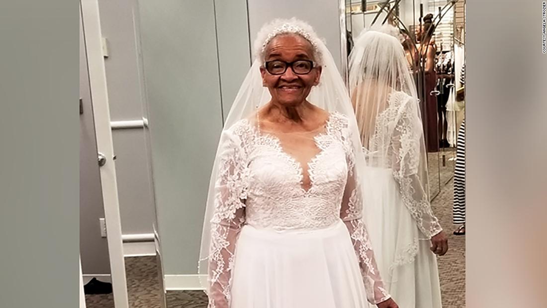 Racism stopped her from trying on a wedding dress. Seventy years later, her dream came true