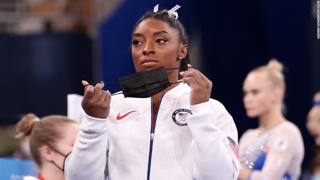 Gymnastics superstar Simone Biles withdraws from vault and uneven bars finals at Tokyo Olympics