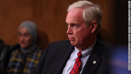 WASHINGTON, DC - JUNE 22:  U.S. Sen. Ron Johnson (R-WI) listens during a hearing on consideration of statehood for the District of Columbia in the Senate Homeland Security and Governmental Affairs Committee on June 22, 2021 in Washington, DC. The hearing is only the second time that the Senate has heard testimony on the issue of granting statehood to the district.  (Photo by Anna Moneymaker/Getty Images)