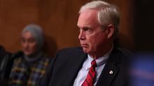 WASHINGTON, DC - JUNE 22:  U.S. Sen. Ron Johnson (R-WI) listens during a hearing on consideration of statehood for the District of Columbia in the Senate Homeland Security and Governmental Affairs Committee on June 22, 2021 in Washington, DC. The hearing is only the second time that the Senate has heard testimony on the issue of granting statehood to the district.  (Photo by Anna Moneymaker/Getty Images)