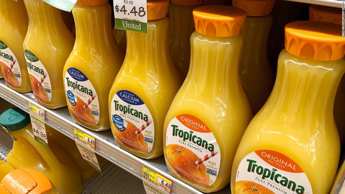 PepsiCo is selling Tropicana as customers continue to ditch juice