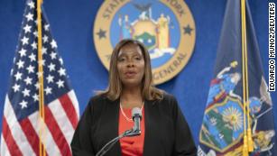 New York Attorney General Letitia James announces run for governor