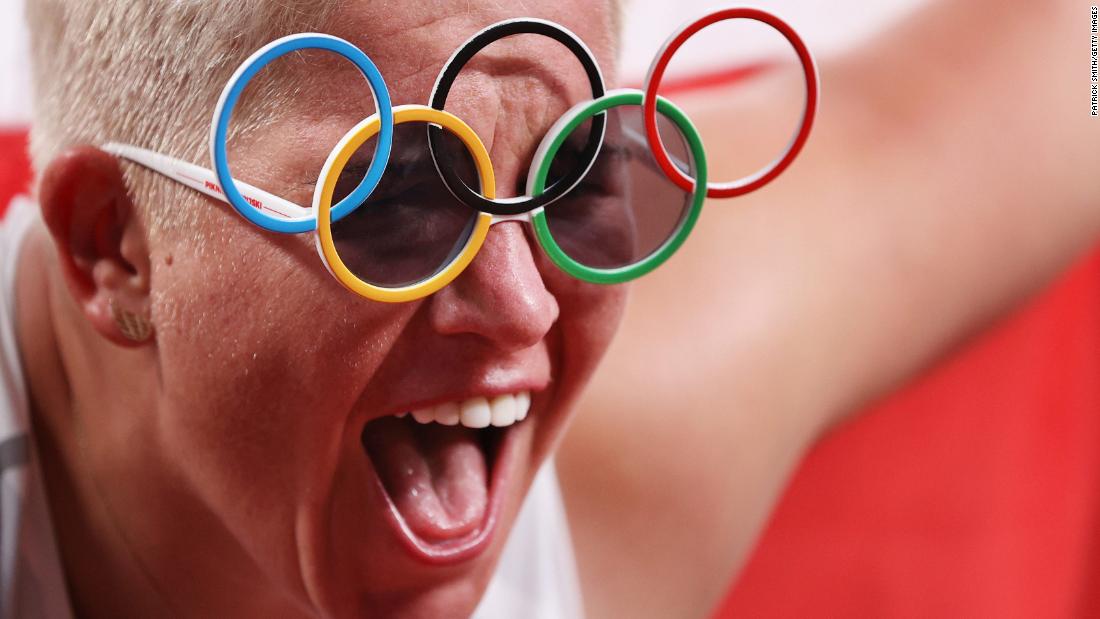 Poland&#39;s Anita Wlodarczyk celebrates after winning gold in the hammer throw on August 3. Wlodarczyk is&lt;a href=&quot;https://www.cnn.com/world/live-news/tokyo-2020-olympics-08-03-21-spt/h_91f7f59d8442402997076f949c92db18&quot; target=&quot;_blank&quot;&gt; the first woman to win a specific individual athletics event three times in a row&lt;/a&gt; at the Olympic Games.