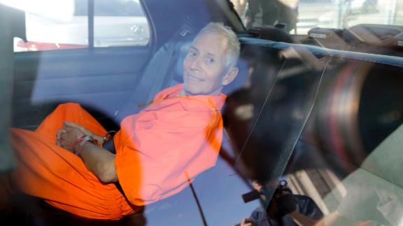 Durst is transported from Orleans Parish Criminal District Court to the Orleans Parish Prison after his arraignment in New Orleans on Tuesday, March 17, 2015. Durst faced felony firearm and drug charges in New Orleans, and was charged with first-degree murder in Los Angeles. 
