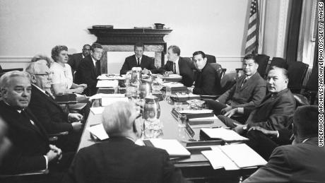 The Kerner Commission in session, Washington DC, 1967