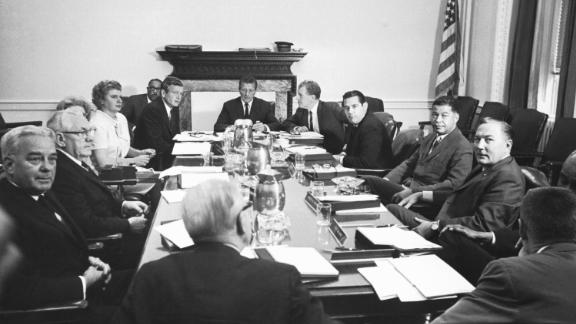 The Kerner Commission in session, Washington DC, 1967
