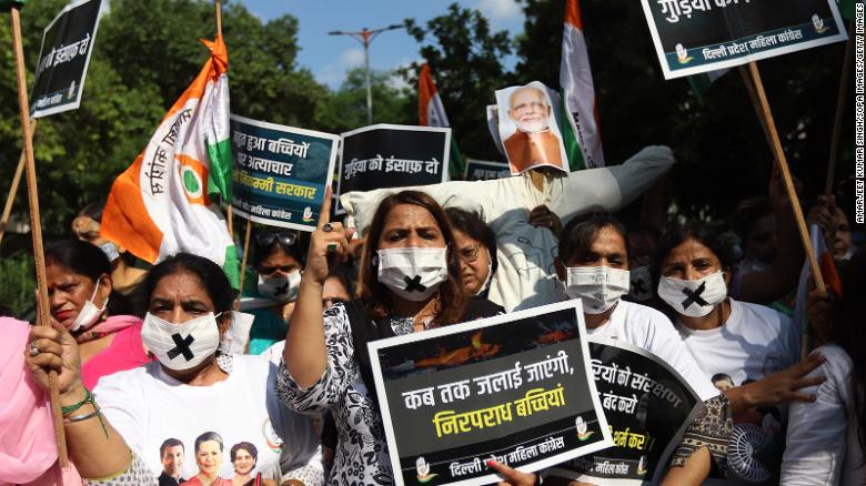 Fourth day of protests after 9-year-old girl allegedly raped and murdered in Indian capital
