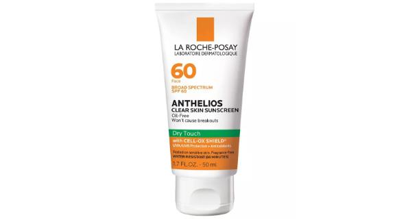   La Roche-Posay Anthelios Protecció solar facial per a la pell seca amb tacte sec per a pells propenses a l'acne