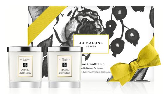Jo Malone Peony & Blush Suede and Lime Basil & Mandarin Candle Set 